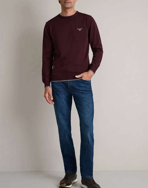 NAVY&GREEN PANTALONI DENIM REGULAR WAIST