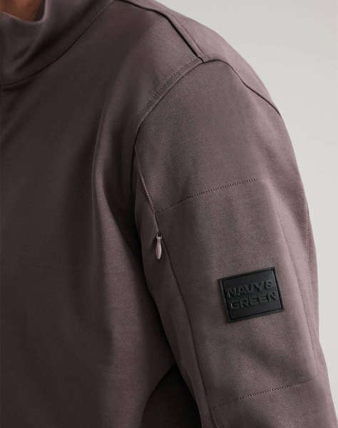 NAVY&GREEN BLUZA FERMOAR M/M