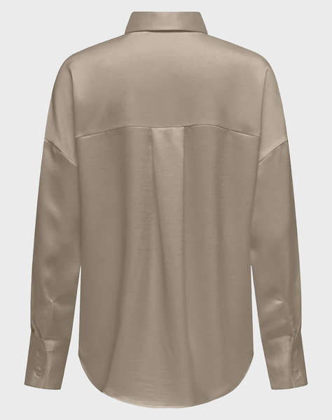 ONLY ONLMARTA L/S OVERSIZE SATIN SHIRT WVN