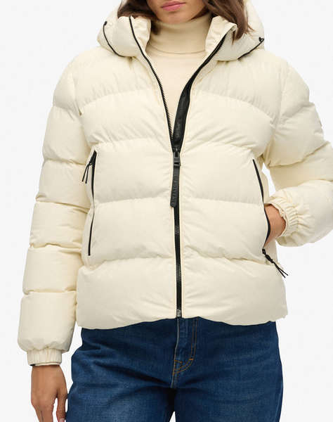 SUPERDRY D1 SDSW HOODED SPORTS PUFFER JACKET GEACA DE DAMA