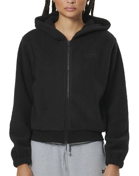 BODY ACTION WOMEN''S FULL-ZIP SHERPA FLEECE HOODIE