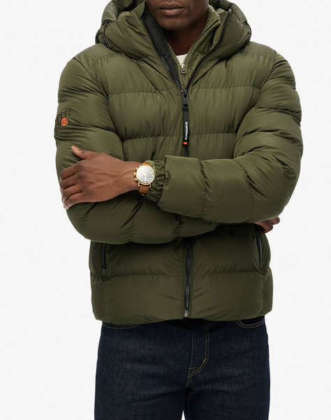 SUPERDRY D1 SDSW HOODED SPORTS PUFFER JACKET GEACA DE BARBATI