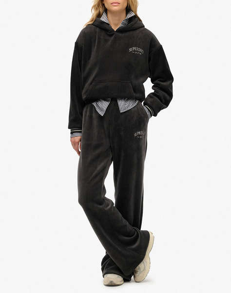 SUPERDRY D2 SDSW COUNTRY CLUB VELOUR RELAX HOOD HANORAC DE DAMA