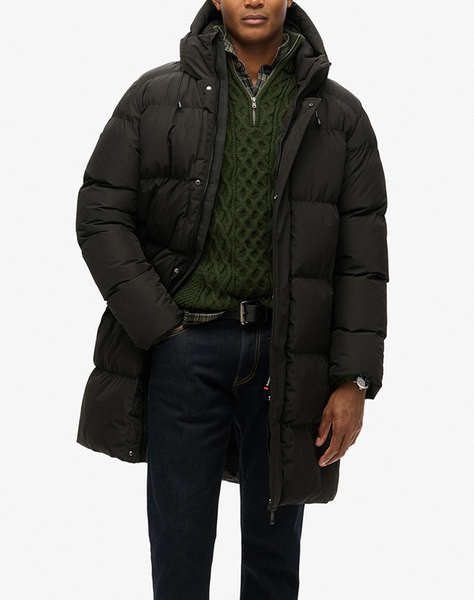 SUPERDRY D2 SDSW HOODED SPORTS PUFFER MID JKT GEACA DE BARBATI