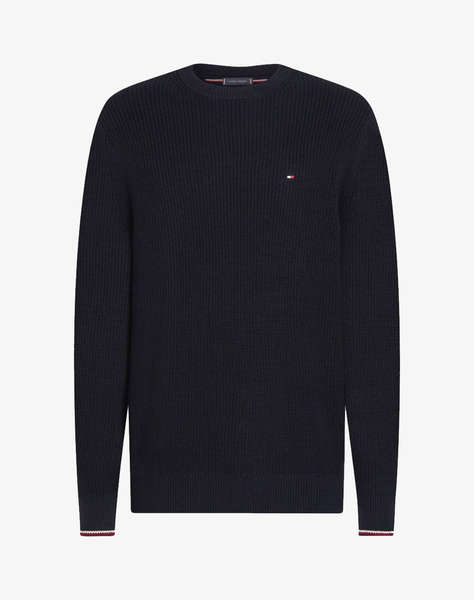TOMMY HILFIGER RWB RIB CREW NECK