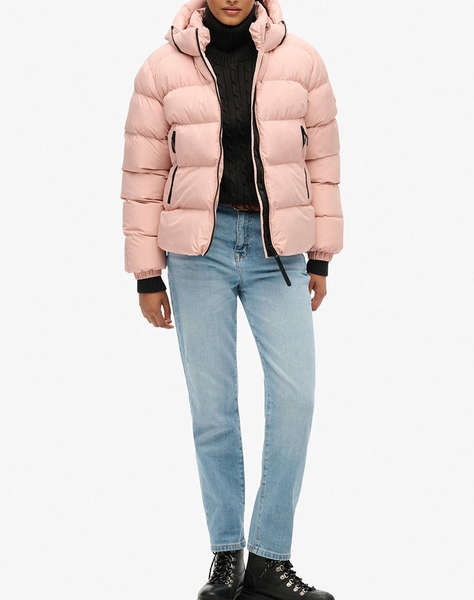 SUPERDRY D1 SDSW HOODED SPORTS PUFFER JACKET GEACA DE DAMA