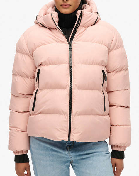 SUPERDRY D1 SDSW HOODED SPORTS PUFFER JACKET GEACA DE DAMA