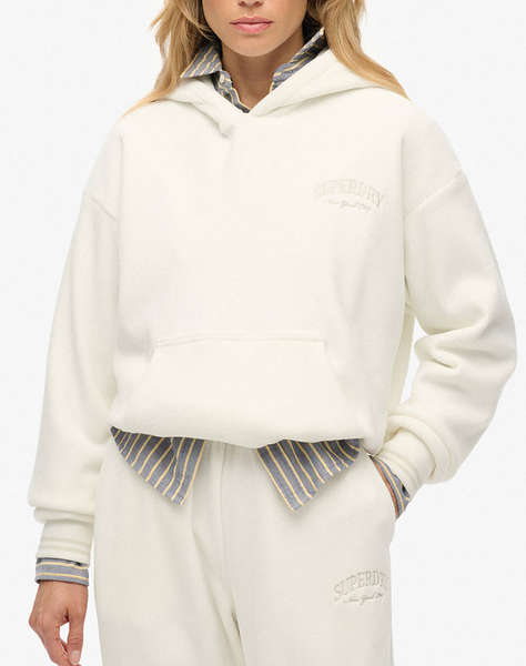 SUPERDRY D2 SDSW COUNTRY CLUB VELOUR RELAX HOOD HANORAC DE DAMA