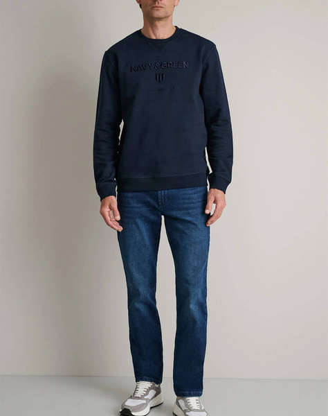 NAVY&GREEN BLUZA HANORAC DECOLTEU M/M