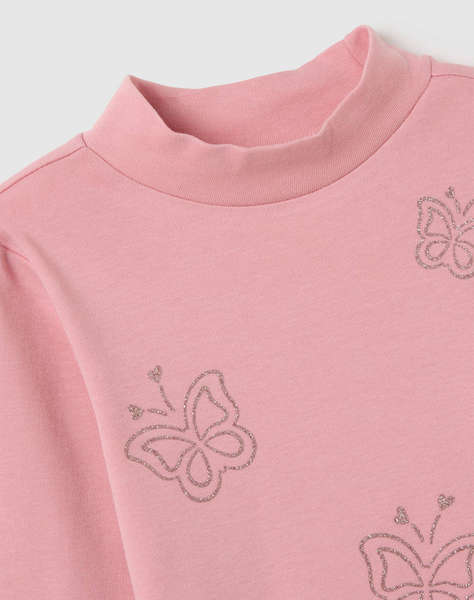 OVS MOCK NECK 1COL GLITTER