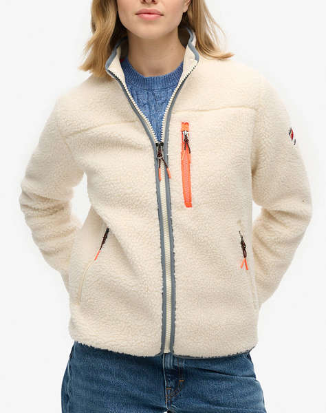 SUPERDRY D1 OVIN OUTDOOR FULL ZIP FLEECE HANORAC DE DAMA