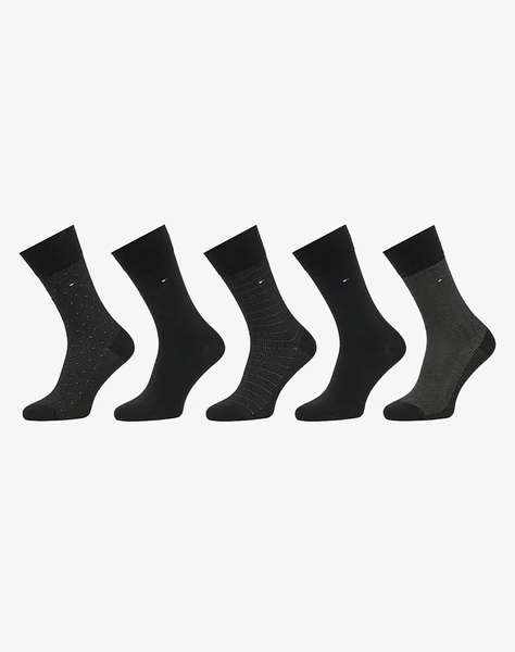 TOMMY HILFIGER TH MEN SOCK 5P GIFTBOX HERRINGBONE DOT