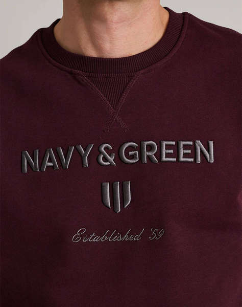 NAVY&GREEN BLUZA HANORAC DECOLTEU M/M
