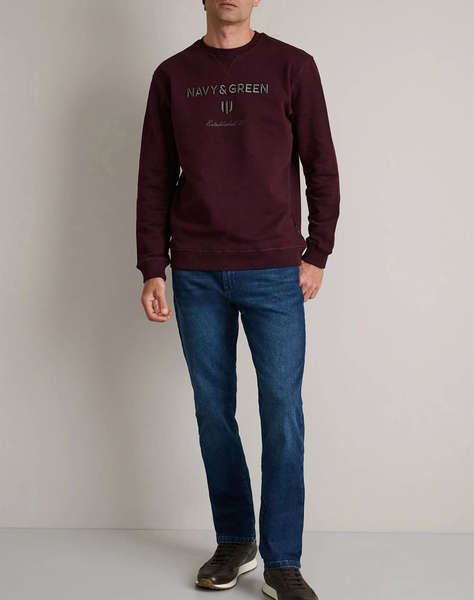 NAVY&GREEN BLUZA HANORAC DECOLTEU M/M