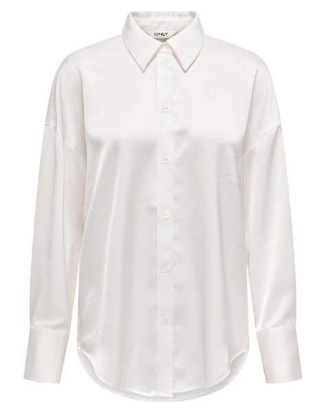 ONLY ONLMARTA L/S OVERSIZE SATIN SHIRT WVN