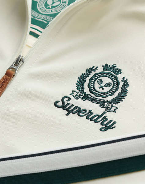 SUPERDRY D3 SDSW COUNTRY CLUB TRACK TOP HANORAC DE DAMA