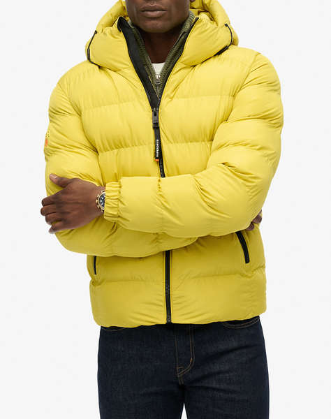 SUPERDRY D1 SDSW HOODED SPORTS PUFFER JACKET GEACA DE BARBATI