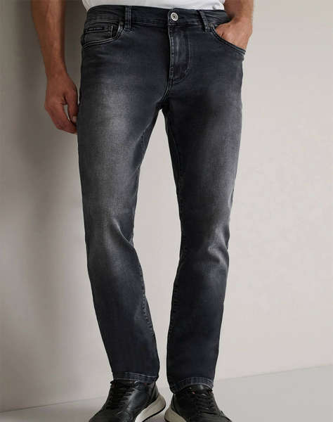 NAVY&GREEN PANTALONI DENIM LOW WAIST