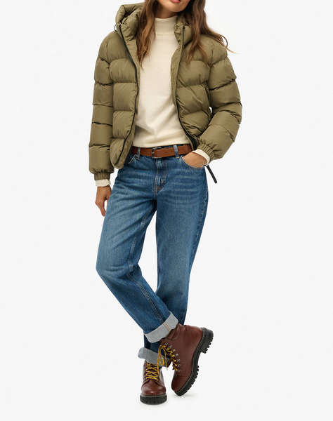 SUPERDRY D1 SDSW HOODED SPORTS PUFFER JACKET GEACA DE DAMA