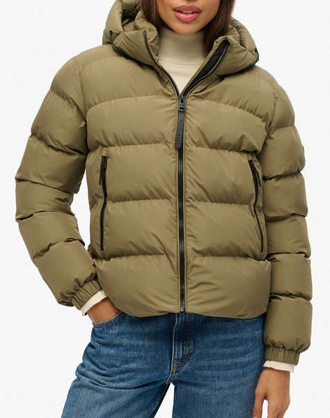 SUPERDRY D1 SDSW HOODED SPORTS PUFFER JACKET GEACA DE DAMA