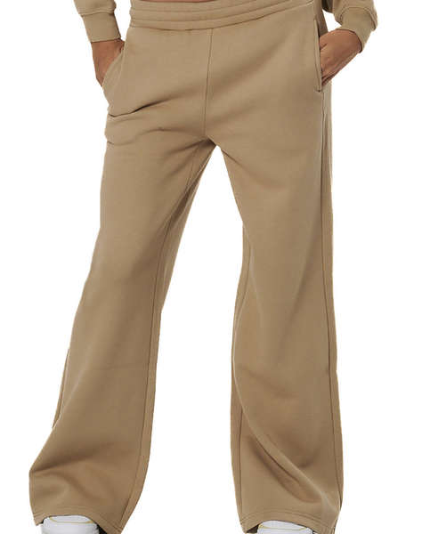 BODY ACTION WOMEN''S WIDE-LEG SWEATPANTS