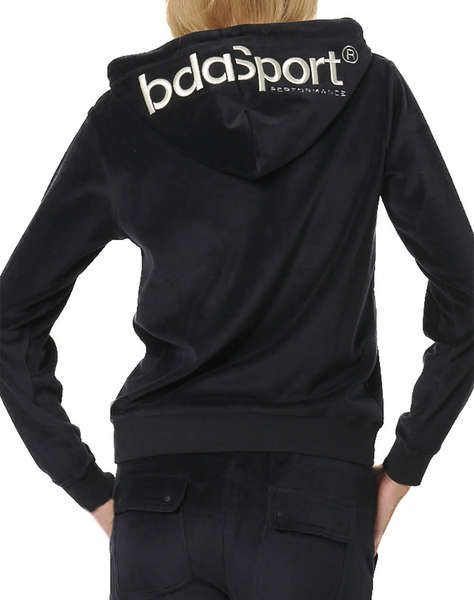 BODY ACTION WOMEN''S VELOUR HOODIE JACKET