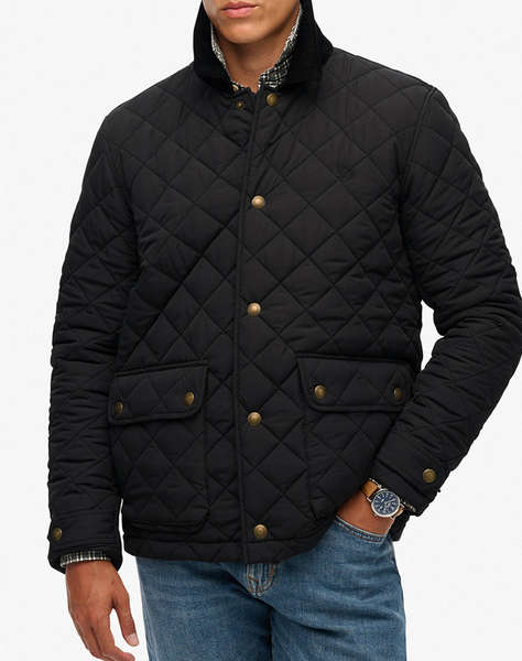 SUPERDRY D3 STUD QUILTED ESTATE COACH JACKET GEACA DE BARBATI