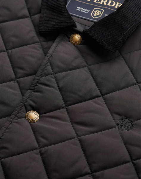 SUPERDRY D3 STUD QUILTED ESTATE COACH JACKET GEACA DE BARBATI