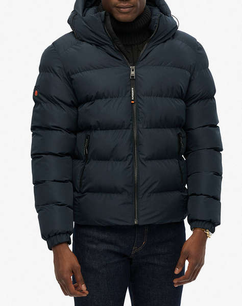 SUPERDRY D1 SDSW HOODED SPORTS PUFFER JACKET GEACA DE BARBATI