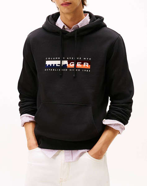 TOMMY HILFIGER TH COLOUR BLOCK GRAPHIC HOODIE
