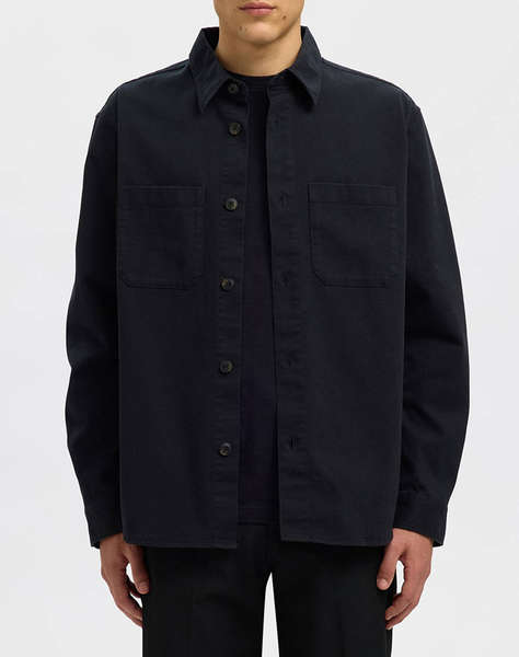 SELECTED SLHTRAVIS TWILL OVERSHIRT LS NOOS