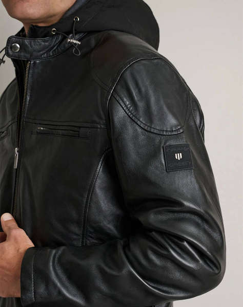 NAVY&GREEN JACKET DIN PIELE