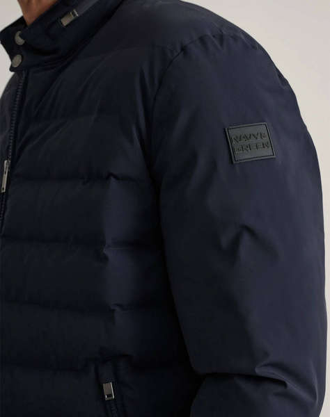NAVY&GREEN JACKET CU GLUGA DETASABILA
