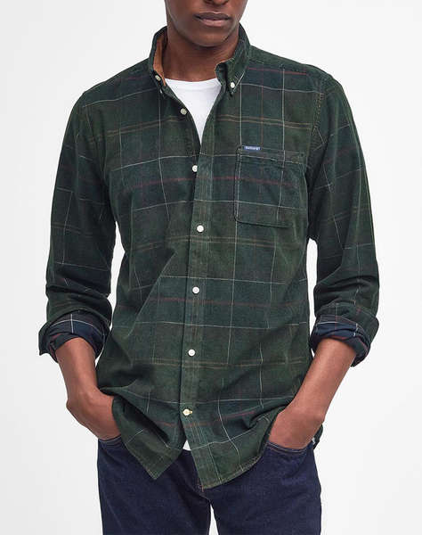 BARBOUR BLAIR TAILORED TARTAN CORD SHIRT