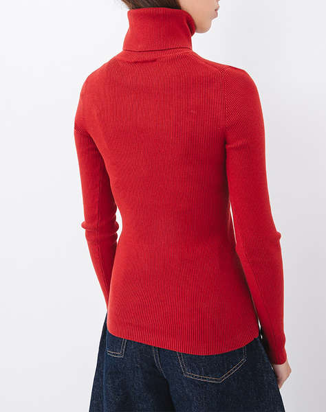 CALVIN KLEIN WOVEN LABEL ROLL NECK