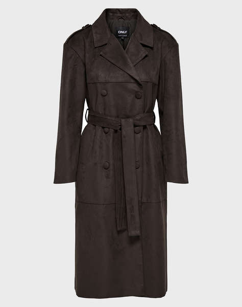 ONLY ONLBINE LIFE FAUX SUEDE TRENCHCOAT OTW