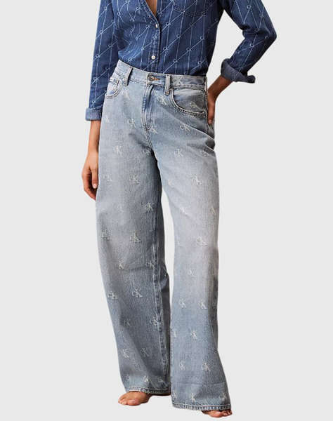 CALVIN KLEIN TH WD LG CK DSTRSSD