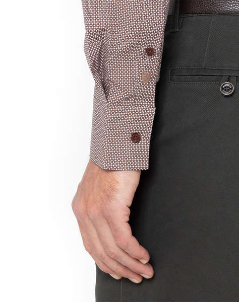 THE BOSTONIANS CAMASA CHARLES POPLIN SLIM FIT Patterned POPLIN Classic Slim FIT