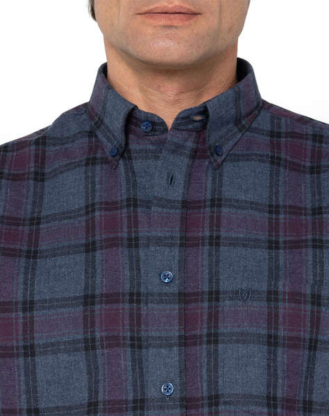 THE BOSTONIANS CAMASA COPLEY FLANNEL REGULAR FIT BigCheck FLANNEL Button-down Regular FIT