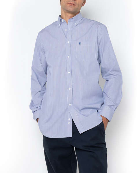 THE BOSTONIANS CAMASA ACORN POPLIN REGULAR FIT Stripe POPLIN Button-down Regular Fit