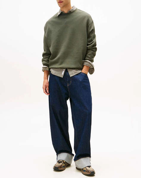 TOMMY JEANS TJM RLX WAFFLE SCRIPT CREW