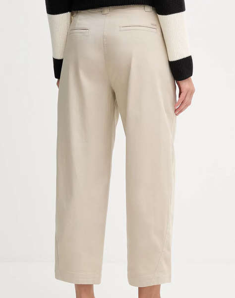 CALVIN KLEIN JEANS STRETCH COTTON TWILL BARREL LEG