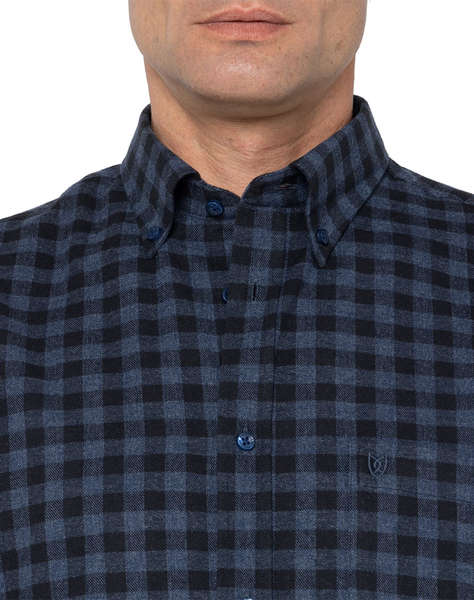 THE BOSTONIANS CAMASA MAVERICK FLANNEL REGULAR FIT MedCheck FLANNEL Button-down Regular FIT