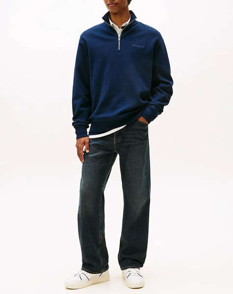 TOMMY JEANS TJM RLX WAFFLE SCRIPT QRTR ZIP