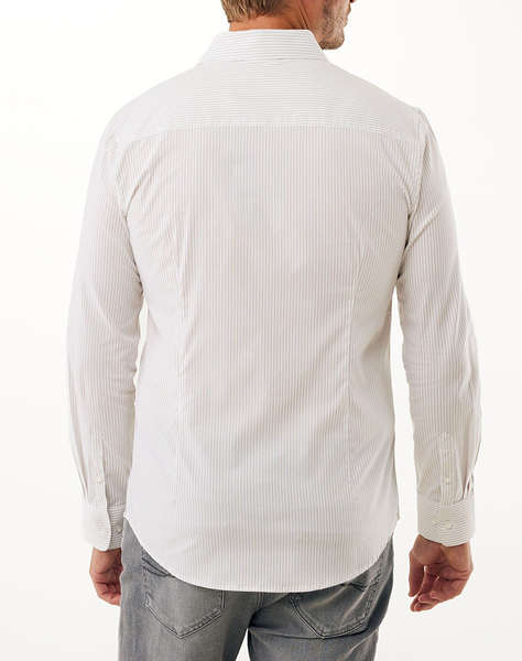 MEXX ANETO Striped easy iron shirt