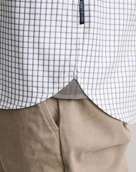 NAVY&GREEN CAMASA COMFORT FIT