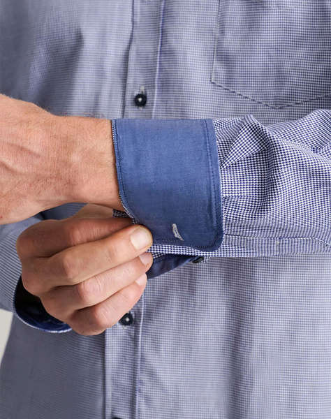 NAVY&GREEN CAMASA COMFORT FIT