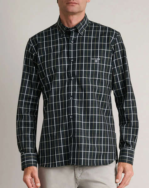 NAVY&GREEN CAMASA COMFORT FIT
