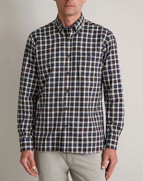 NAVY&GREEN CAMASA COMFORT FIT