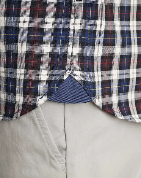NAVY&GREEN CAMASA COMFORT FIT